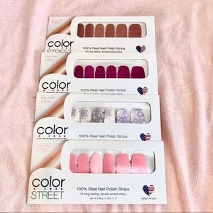 ⭐️SOLD⭐️Color Street Nail Polish Set 💅